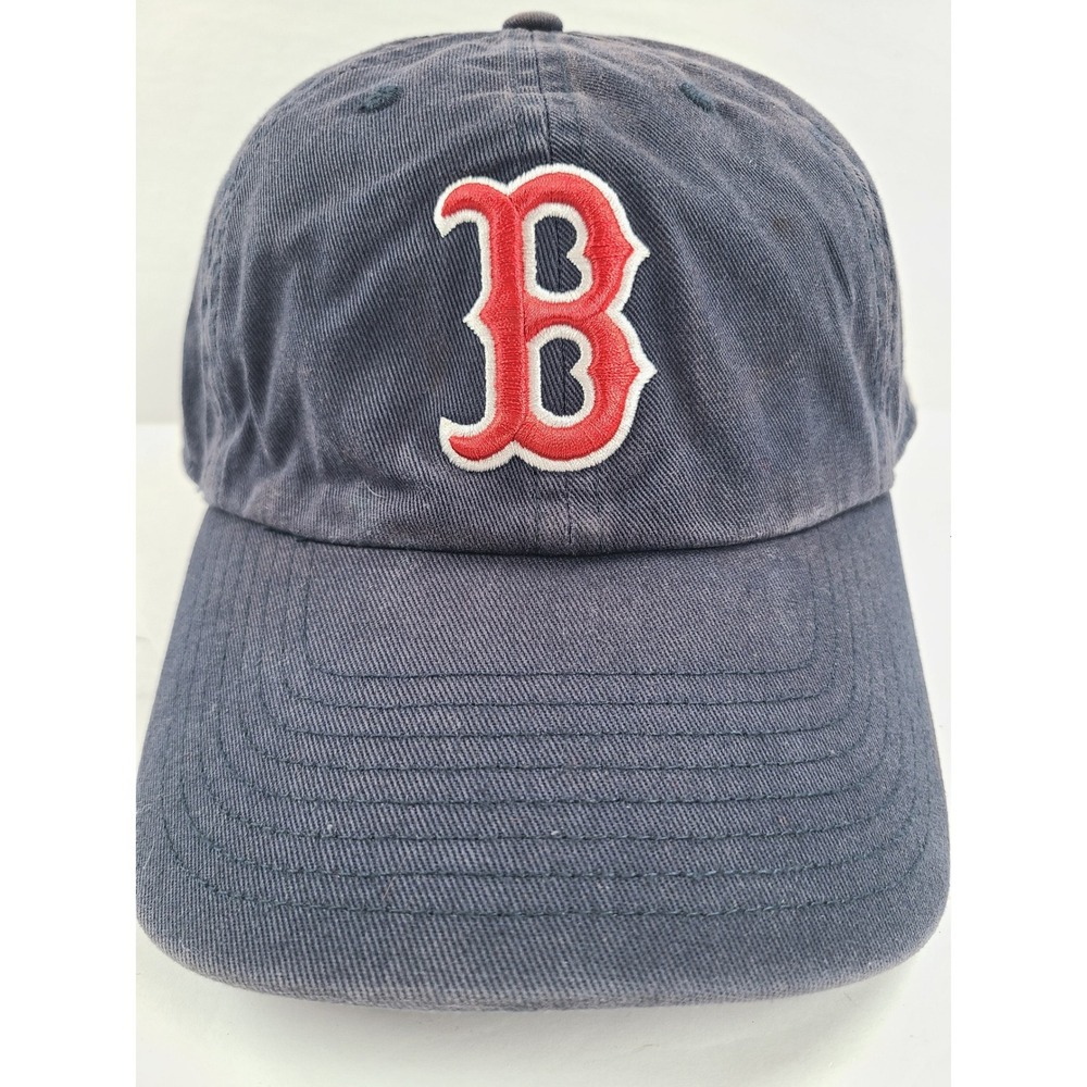 '47 Boston Red Sox Navy Blue Adjustable Strapback Baseball Dad Hat Baseball MLB